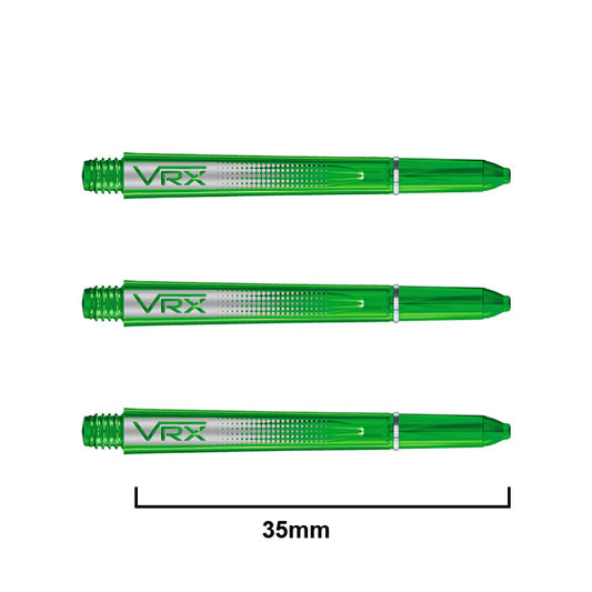 Red Dragon VRX Short Green Dart Shafts