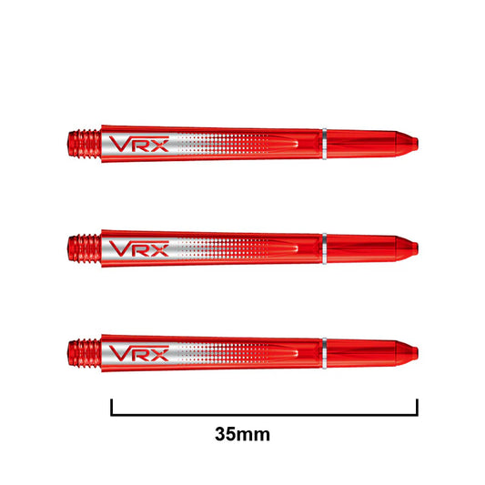 Red Dragon VRX Short Red Dart Shafts
