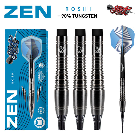 Shot Darts Zen Roshi 90% Tungsten 18gm Darts
