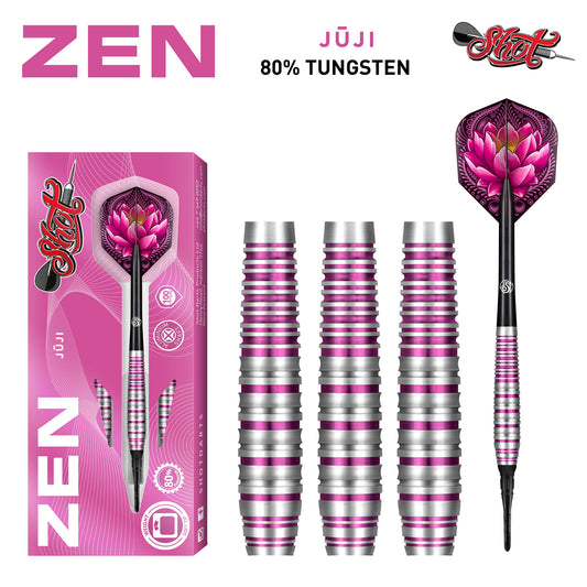 Shot Darts Zen Juji Soft Tip Dart Set -18gm