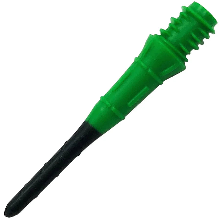 L-Style Lippoint Premium N9 Two Tone Soft Tip Points-Green & Black(30 Count)