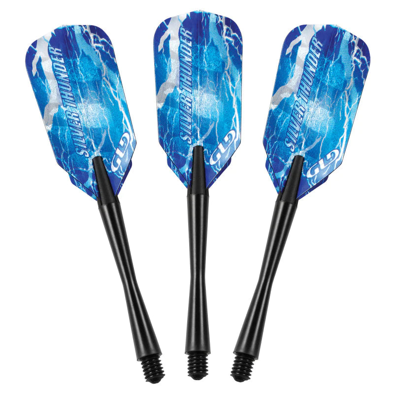 Viper Silver Thunder Darts Soft Tip Darts 1 Knurled Ring - 20gm