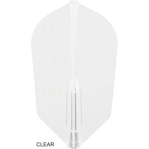 Fit Flight Air Dart Flights - Slim Clear