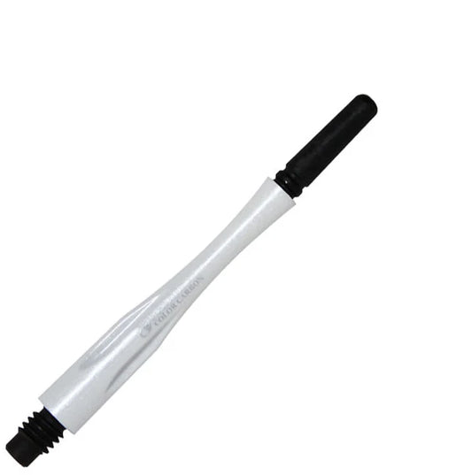 Fit Flight Carbon Hybrid Spinning Dart Shafts - Medium #5 (31.0mm) White