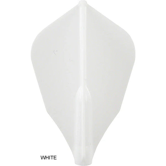 Fit Flight Air Dart Flights - W Shape White