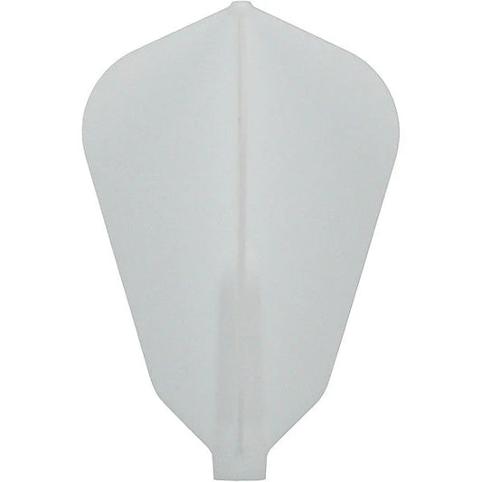 Fit Flight Dart Flights - Fantail White
