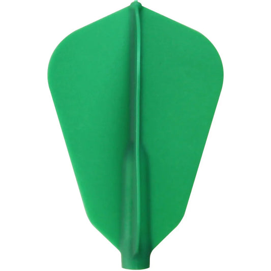 A-Z Darts Fit Flight Dart Flights - Fantail Green Double Pack
