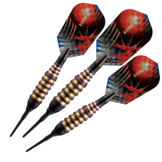 Viper Atomic Bee Purple Soft Tip Darts - 16gm
