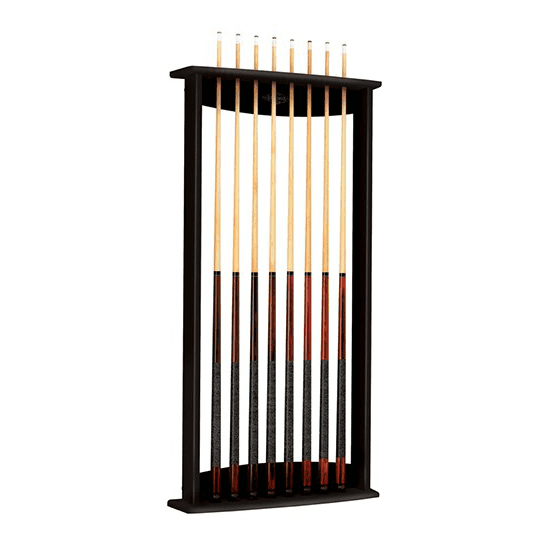 Brunswick Billiards Metro Wall Cue Rack Black Finish