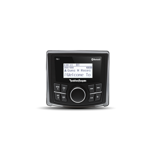 Rockford Fosgate Punch Marine Compact Digital Media Receiver with 2.3" Dot Matrix Display