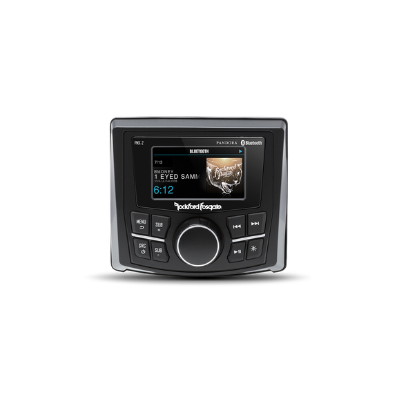 Rockford Fosgate Punch Marine Compact Digital Media Receiver with 2.7" Color Screen