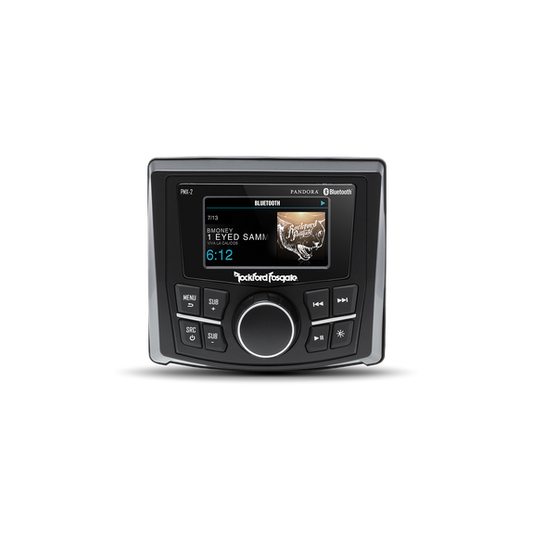 Rockford Fosgate Punch Marine Compact Digital Media Receiver with 2.7" Color Screen