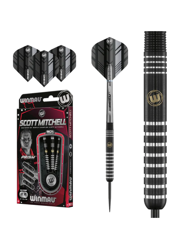 Winmau Scott Mitchell 90% Dart Set - 22g