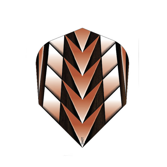 Shot Darts Tribal Weapon Dart Flight Set - Small Standard