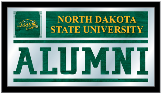 North Dakota State University Alumni Mirror front view highlighting the NDSU Bison logo and Alumni text.