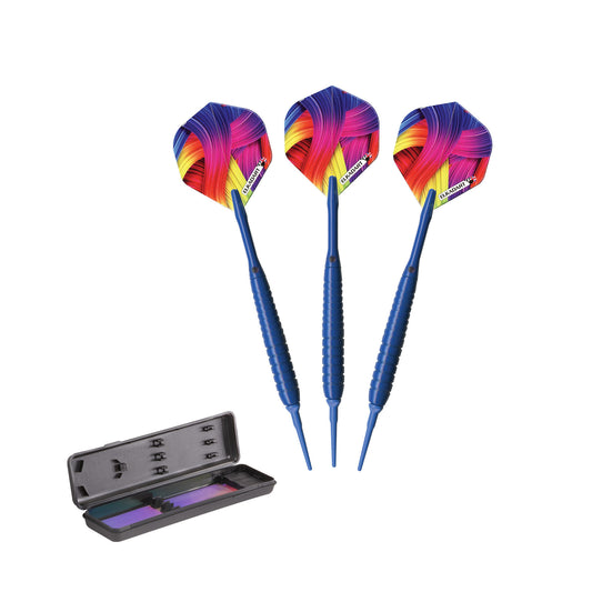 Elkadart Neon Blue Soft Tip Darts - 18gm