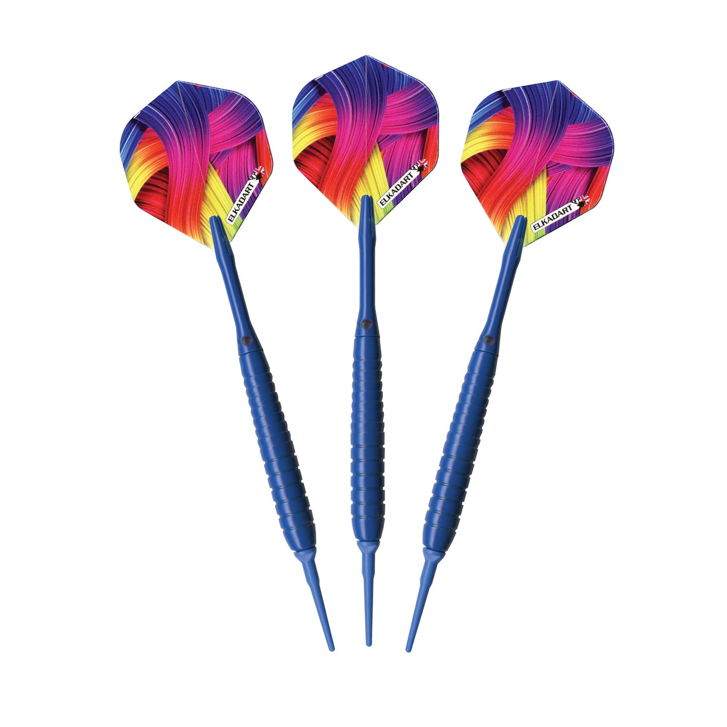 Elkadart Neon Blue Soft Tip Darts - 18gm