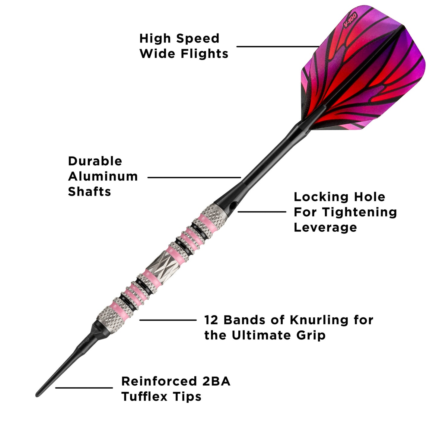 Viper Wings Soft Tip Darts - 16gm
