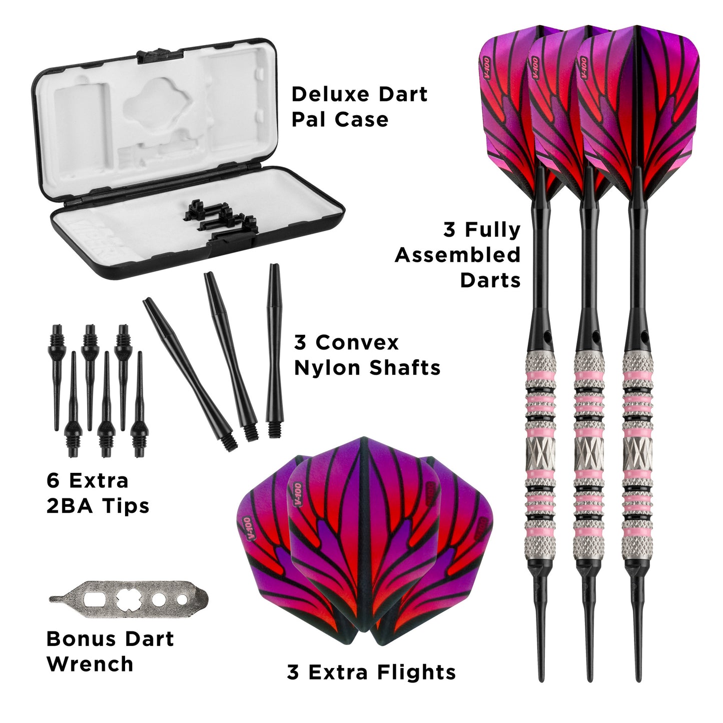 Viper Wings Soft Tip Darts - 16gm