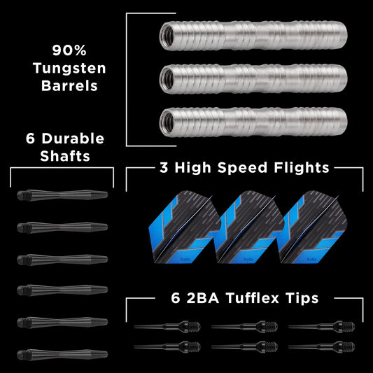 Fat Cat Bulletz Tungsten Soft Tip Darts - 18gm