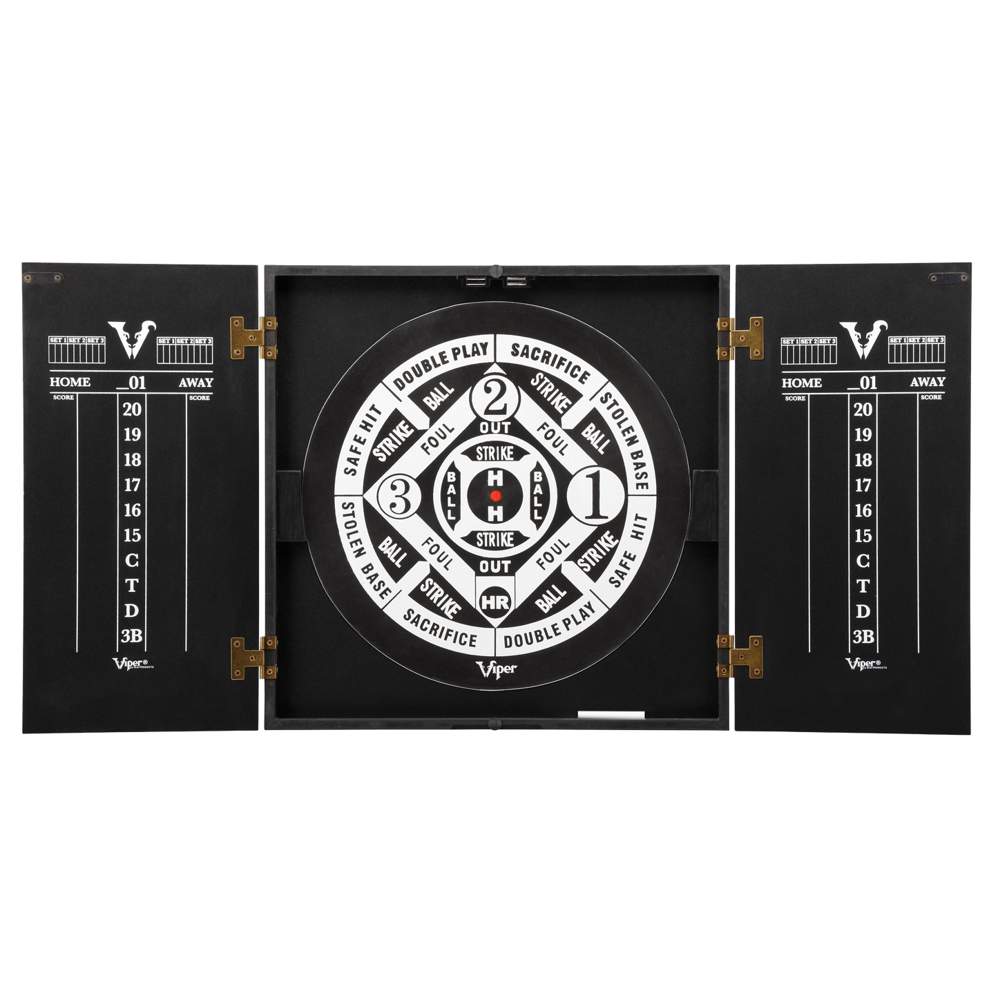 Viper Hideaway Steel Tip Cabinet & Dartboard
