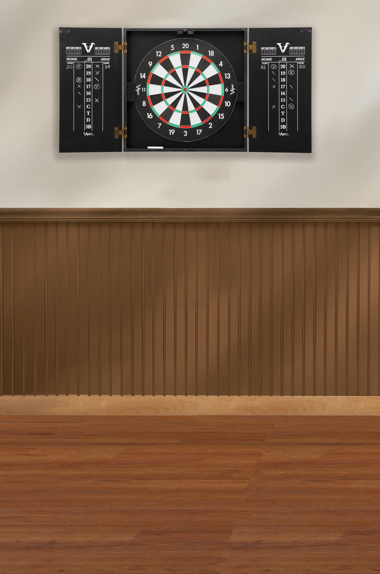 Viper Hideaway Steel Tip Cabinet & Dartboard