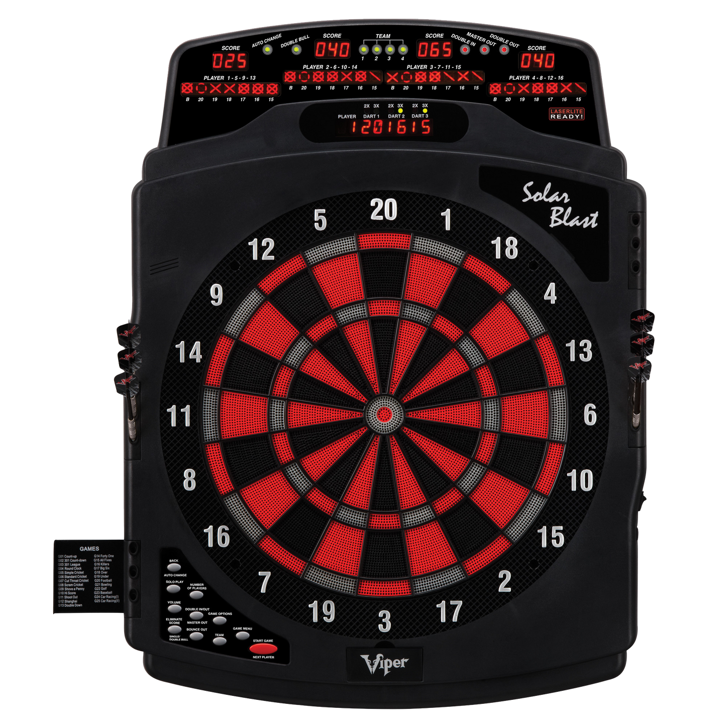 Viper Solar Blast Electronic Dartboard