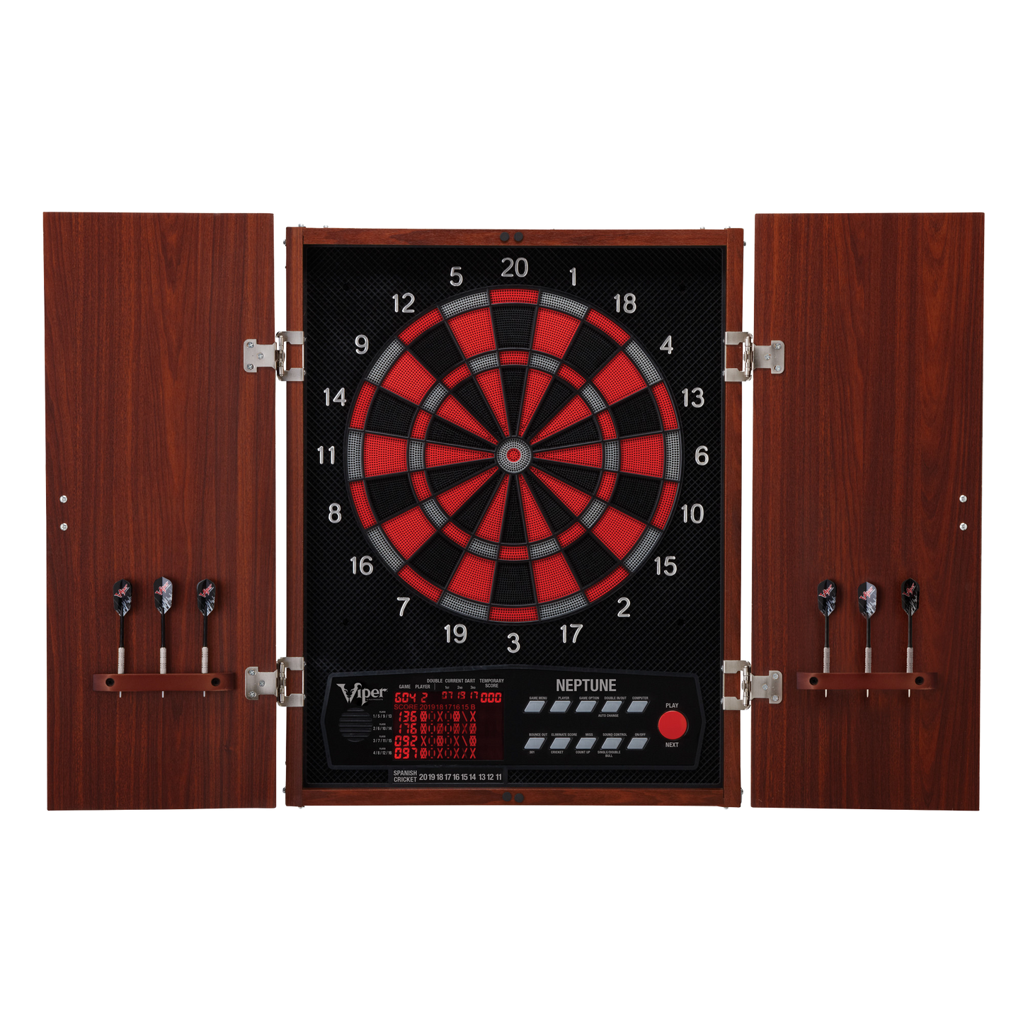 Viper Neptune Electronic Dartboard & Cabinet Combo