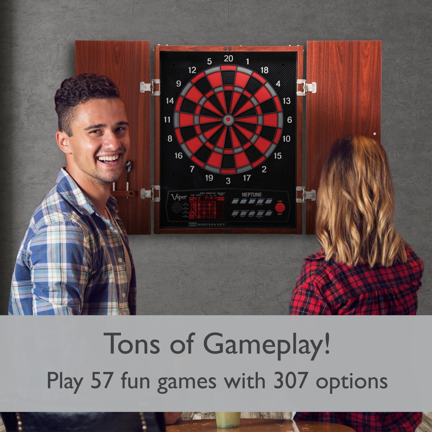 Viper Neptune Electronic Dartboard & Cabinet Combo