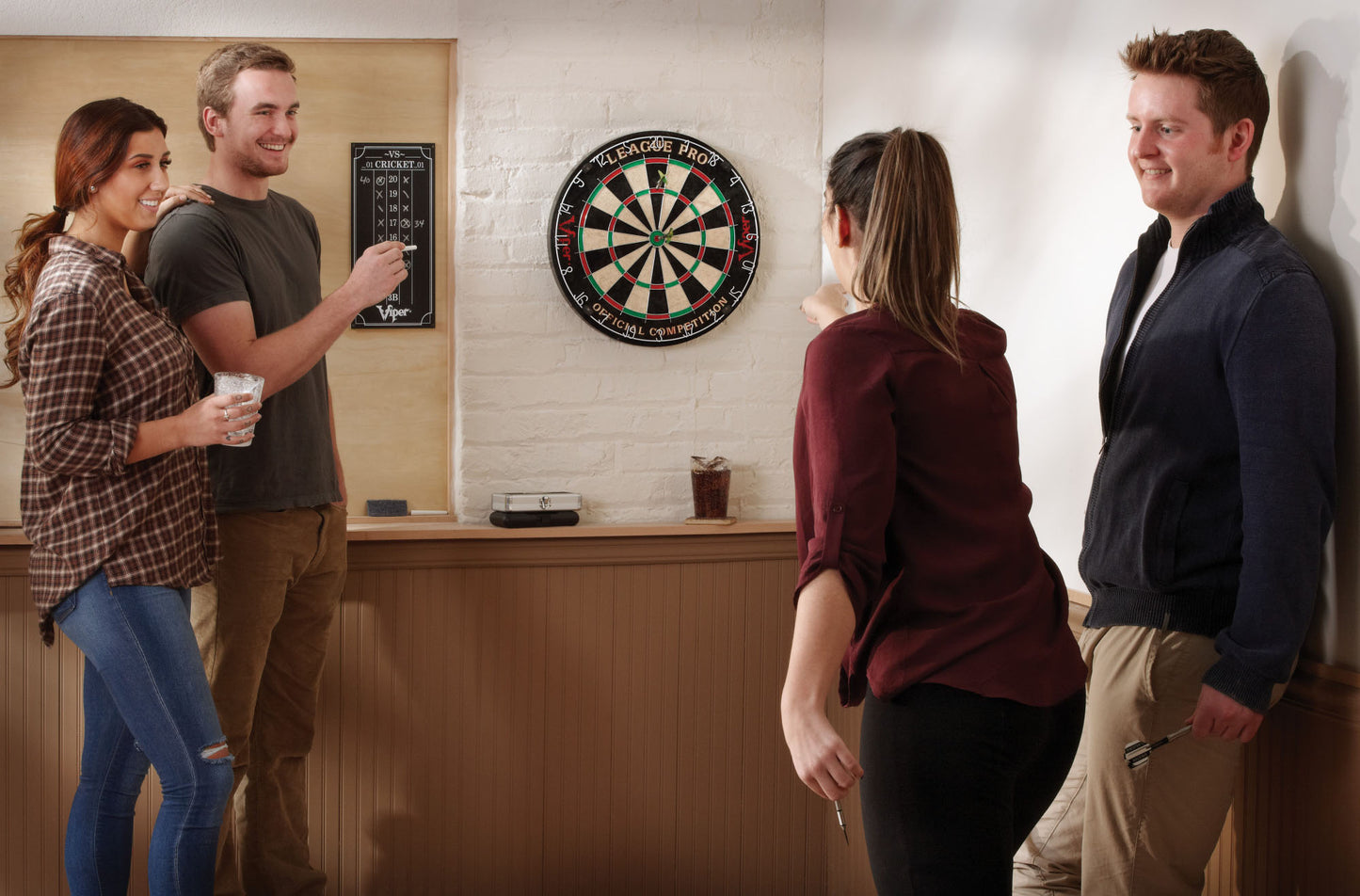Viper League Pro Sisal Dartboard Starter Kit