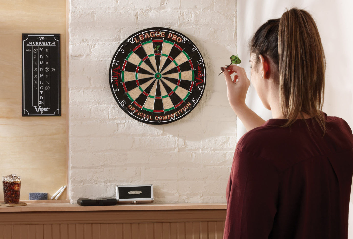 Viper League Pro Sisal Dartboard Starter Kit