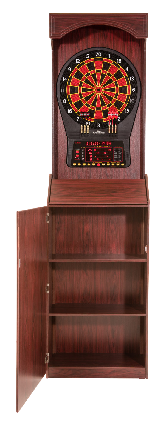 Arachnid Freestanding Cabinet with Cricket Pro 800 Dartboard