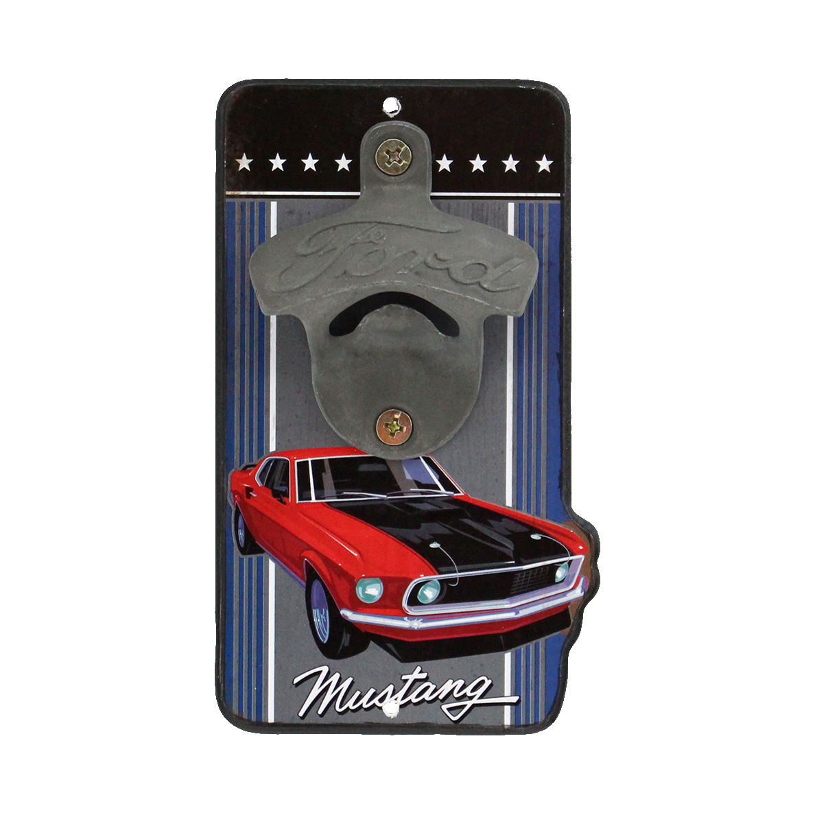Ford Red Mustang Bottle Opener