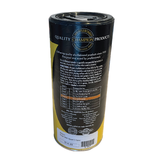 Sun-Glo Shuffleboard Powder Speed 3 Brown Bear