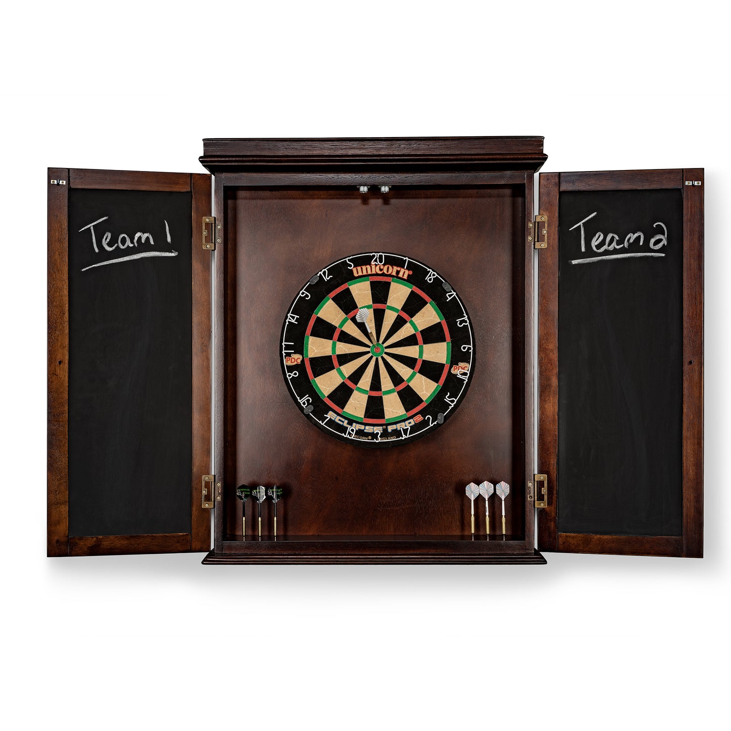 Presidential Classic Espresso Dartboard Cabinet