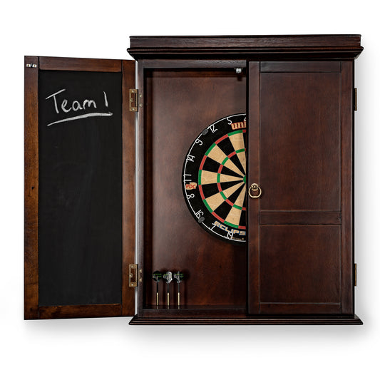Presidential Classic Espresso Dartboard Cabinet