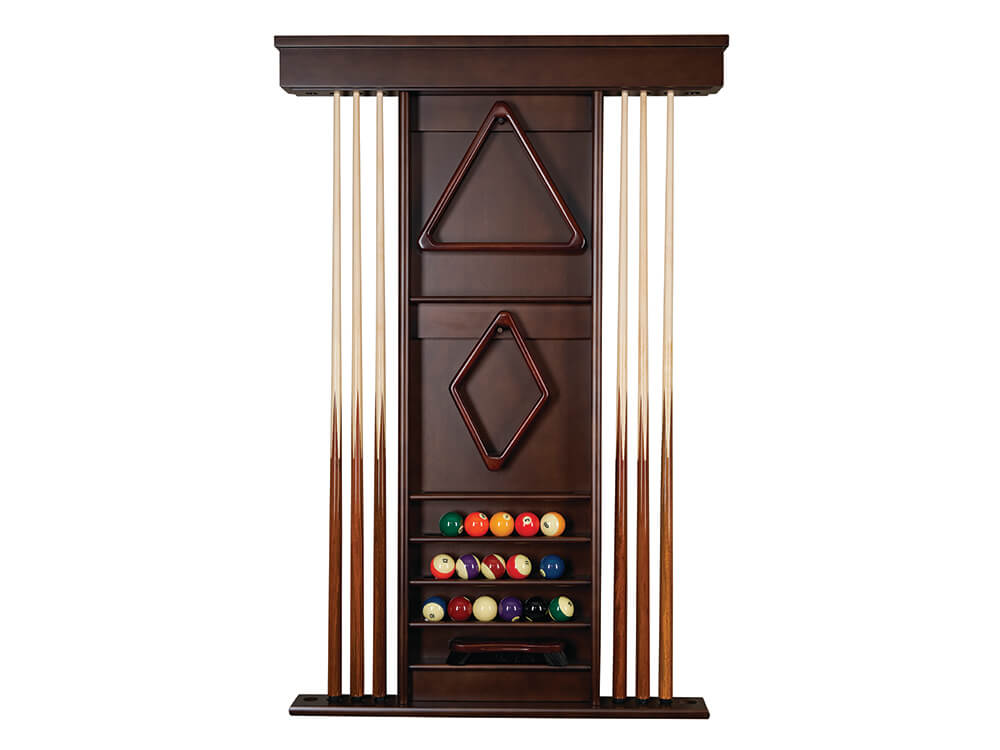 Presidential Espresso Wall Cue Rack