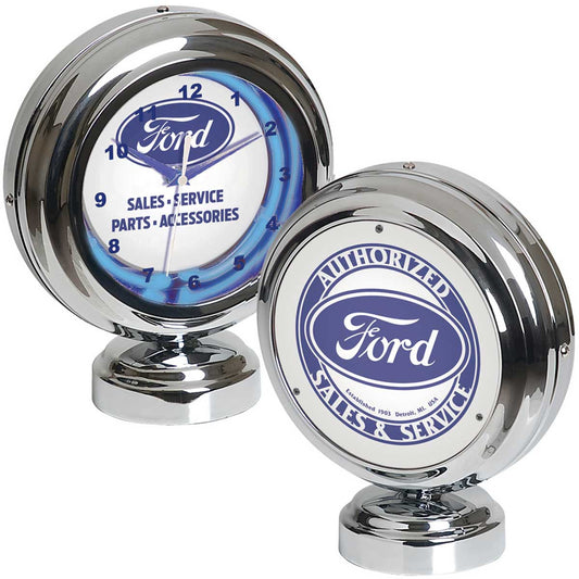 Ford Tabletop Neon Clock