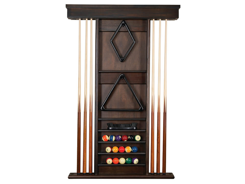 Presidential Gray Walnut Wall Cue Rack