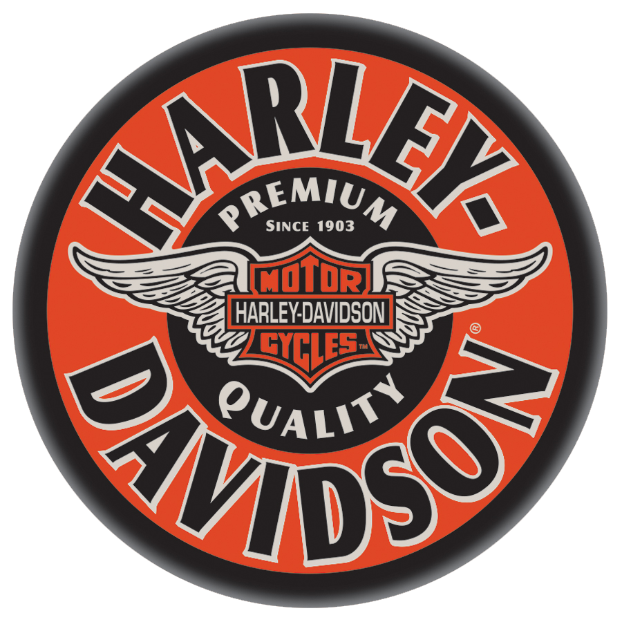 Harley Davidson Winged B&S Bar Stool