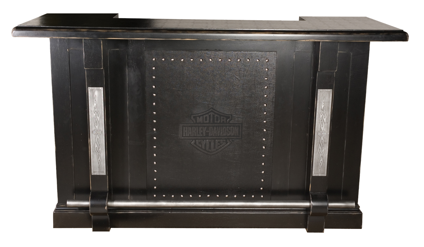 Harley Davidson Bar & Shield Flames Bar
