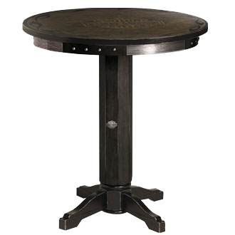 Harley Davidson Bar & Shield Flames Pub Table