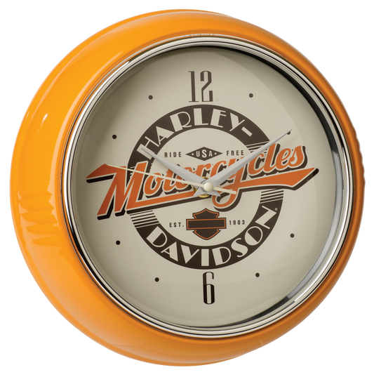HD Ride Free Retro Diner Clock