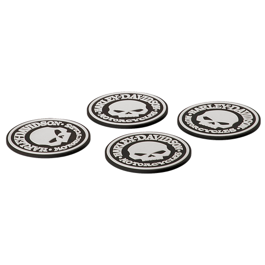 Harley Davidson Skull Coaster Set