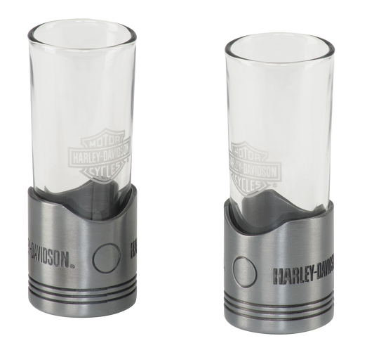 Harley Davidson Piston Shot Glass Set