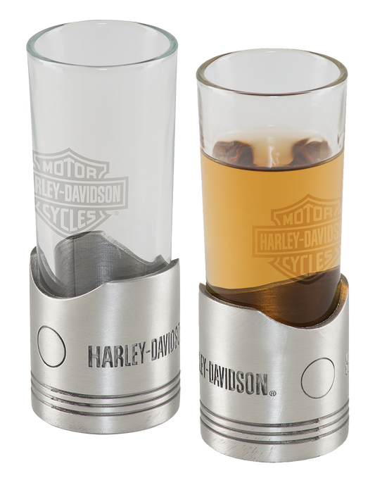 Harley Davidson Piston Shot Glass Set