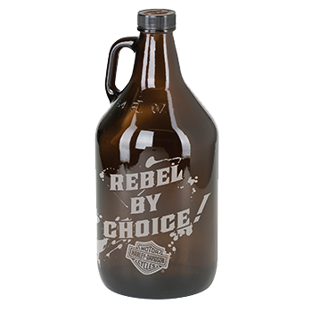 Harley Davidson Piston Skull Growler Set