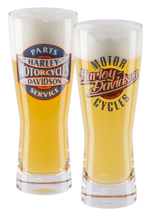 Harley Davidson Parts & Service Pilsner Set