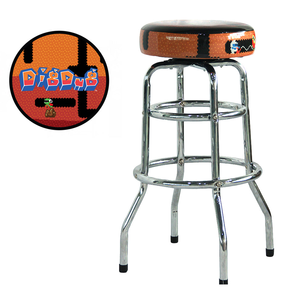 Dig Dug 30" Bar Stool