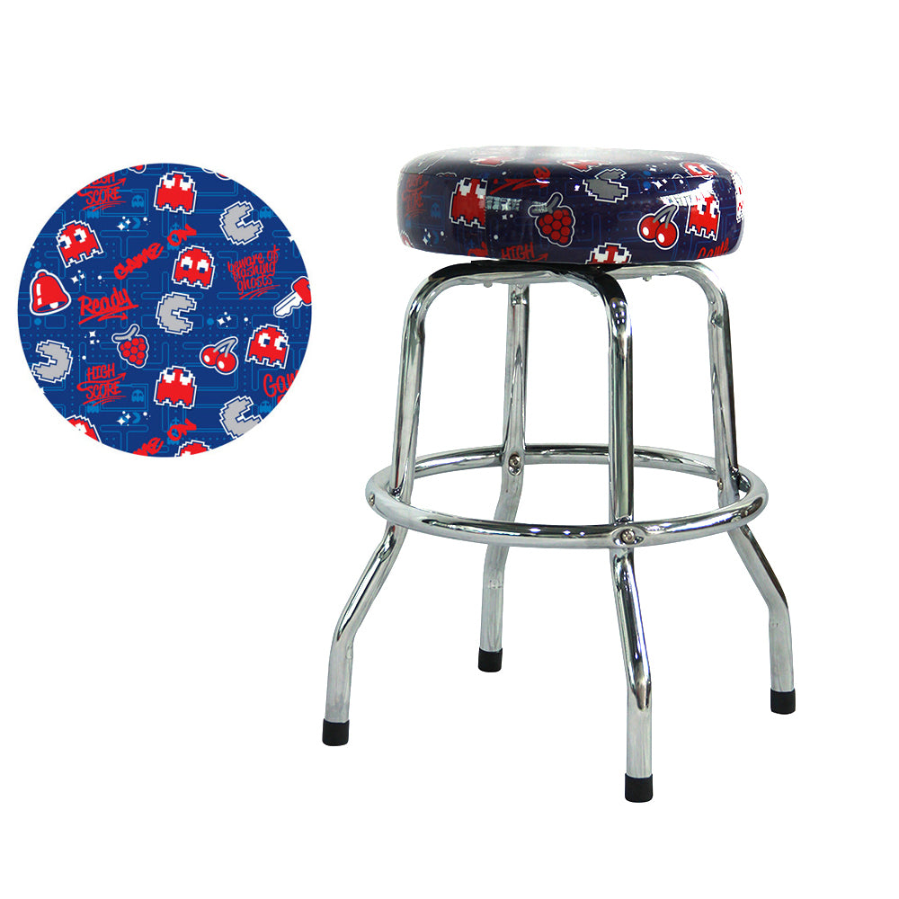 Pac-Man Blue 19" Bar Stool